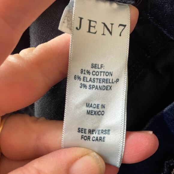 Jen 7 by & For All Mankind Jeans Cropped Kick Size Large (34) - Picture 6 of 9